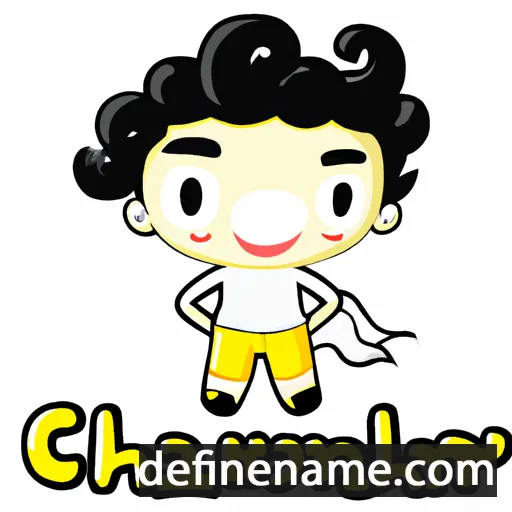 cartoon of the name Chalermphol