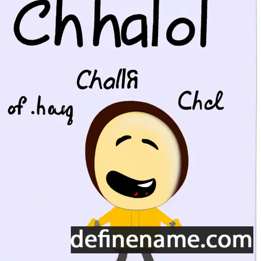 cartoon of the name Chali