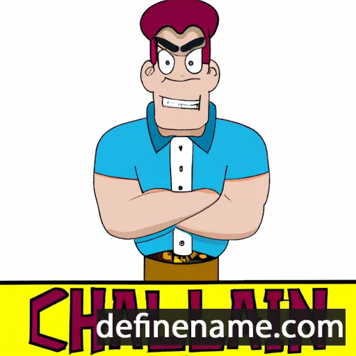 cartoon of the name Challen