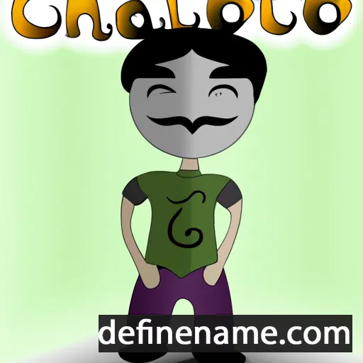 cartoon of the name Chalo