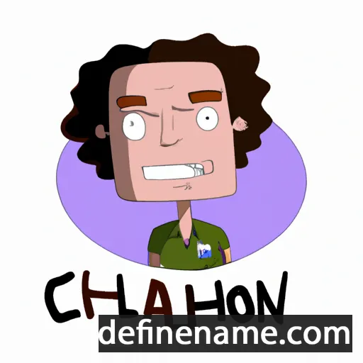 cartoon of the name Chalon