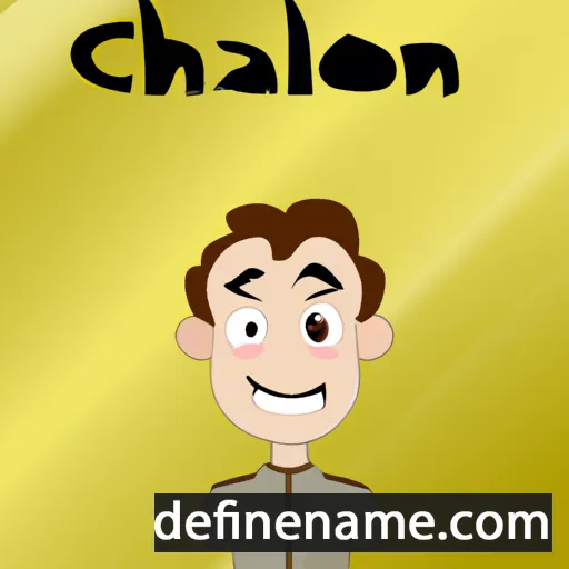 cartoon of the name Chalonn