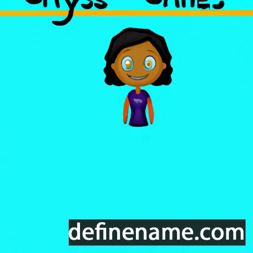 cartoon of the name Chalyse