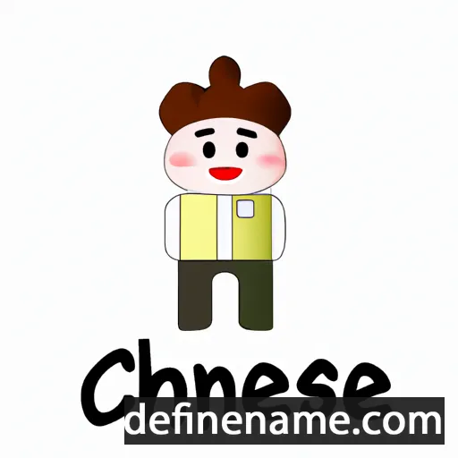 cartoon of the name Chan-seong