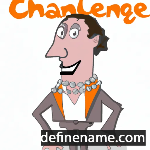 cartoon of the name Chanceler