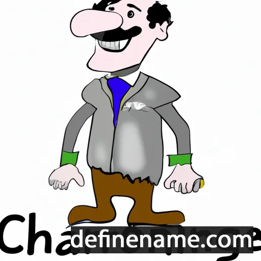 cartoon of the name Chancelor