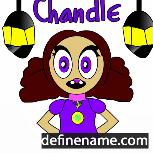 cartoon of the name Chandie