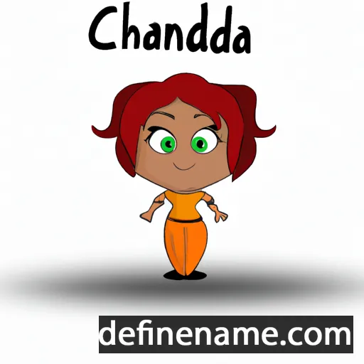 cartoon of the name Chandima