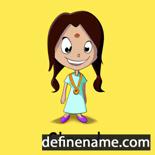 cartoon of the name Chandni