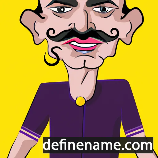 cartoon of the name Chandrashekar