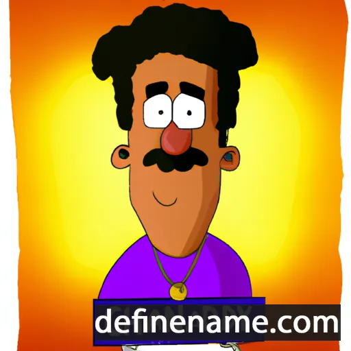 cartoon of the name Chandy