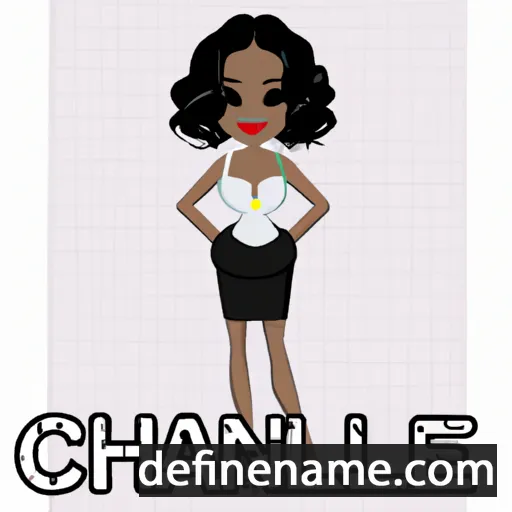 cartoon of the name Chanele