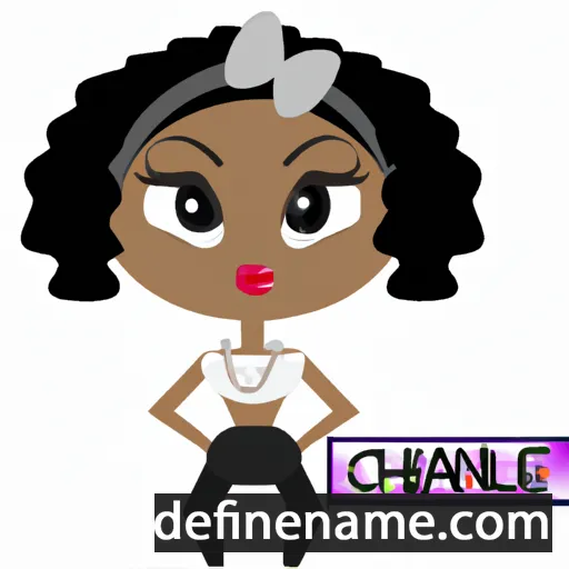 cartoon of the name Chanell