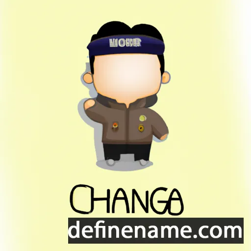 cartoon of the name Chang-ha