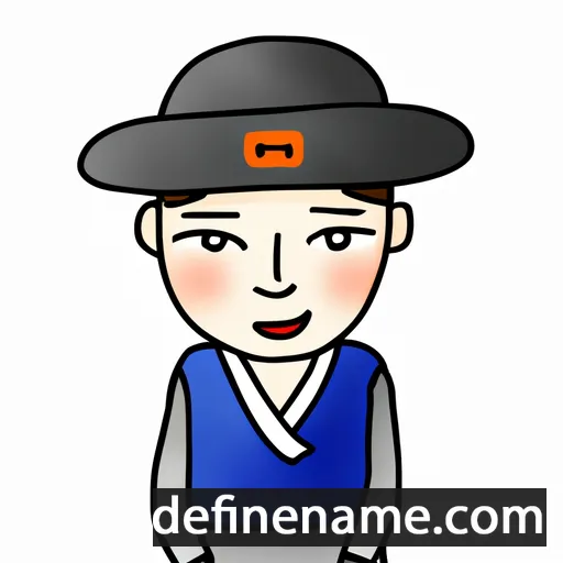 cartoon of the name Chang-seop