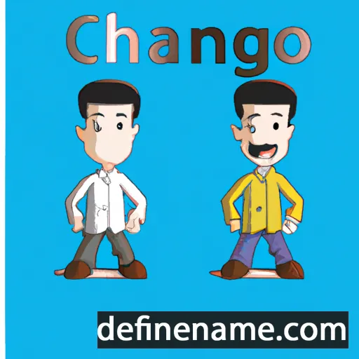 cartoon of the name Changin