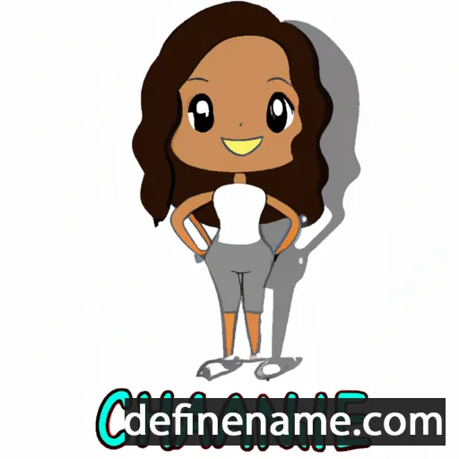 cartoon of the name Chanice