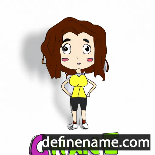 cartoon of the name Chanie