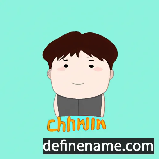 cartoon of the name Chanmin