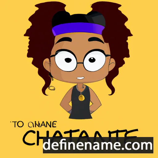 Chantae cartoon