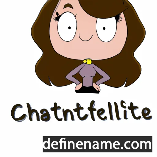 cartoon of the name Chantalle