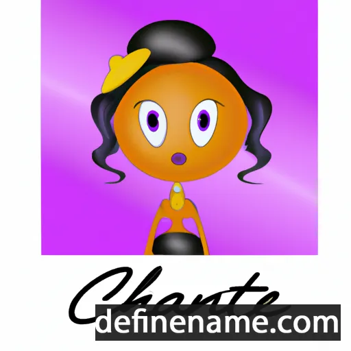 Chante cartoon