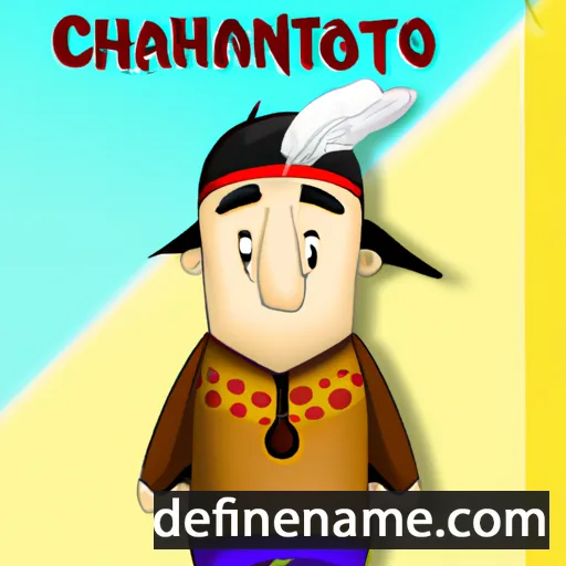 cartoon of the name Chantico