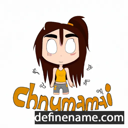 cartoon of the name Chanumi