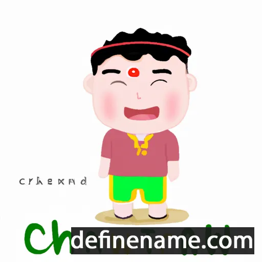 cartoon of the name Chanwit