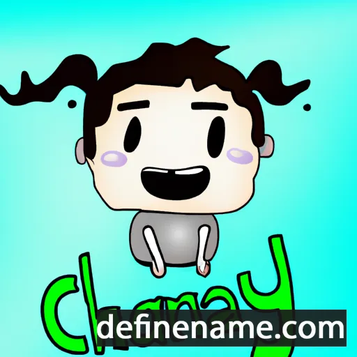 cartoon of the name Chany