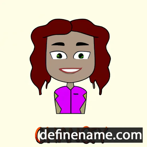 cartoon of the name Chanyce