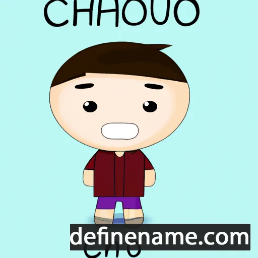 cartoon of the name Chaohui