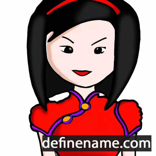 cartoon of the name Chaomei