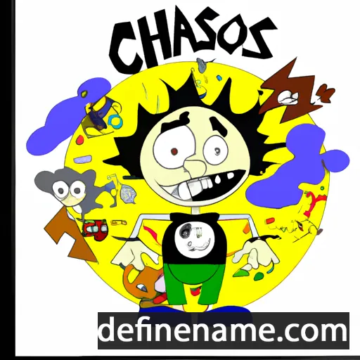 cartoon of the name Chaos