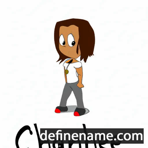 cartoon of the name Charane