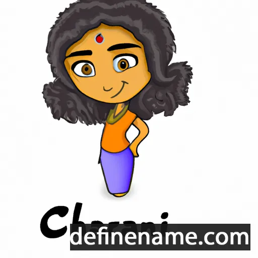 cartoon of the name Charani