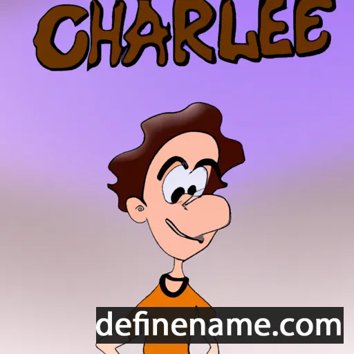 cartoon of the name Charel