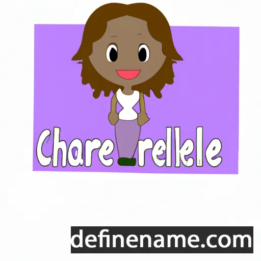 cartoon of the name Charelle