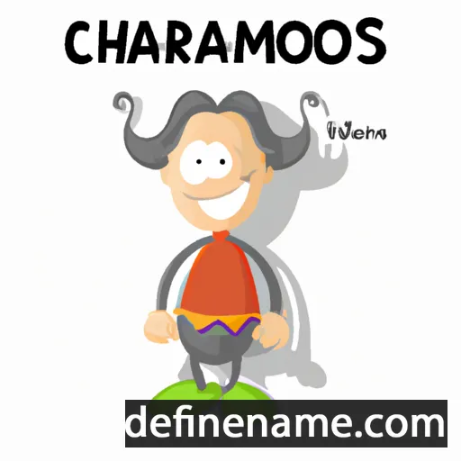 cartoon of the name Charidimos