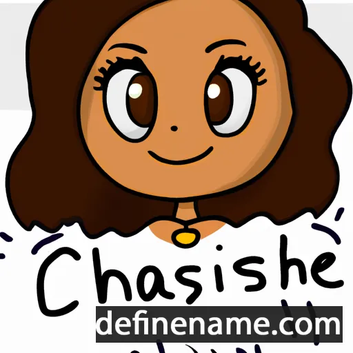 cartoon of the name Charise