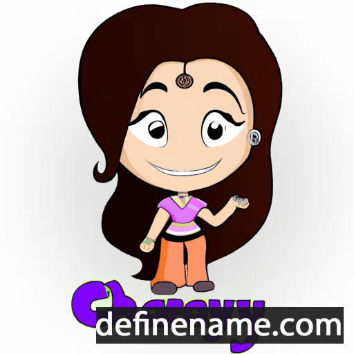 cartoon of the name Chariya