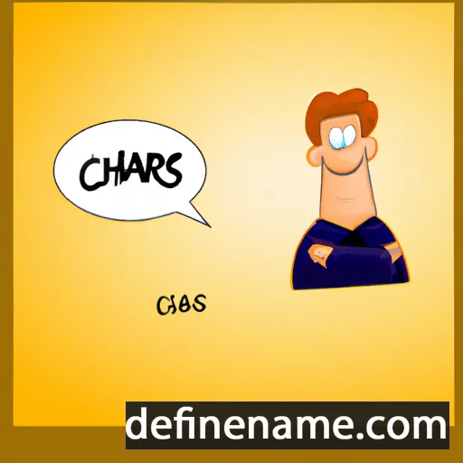 cartoon of the name Charlas