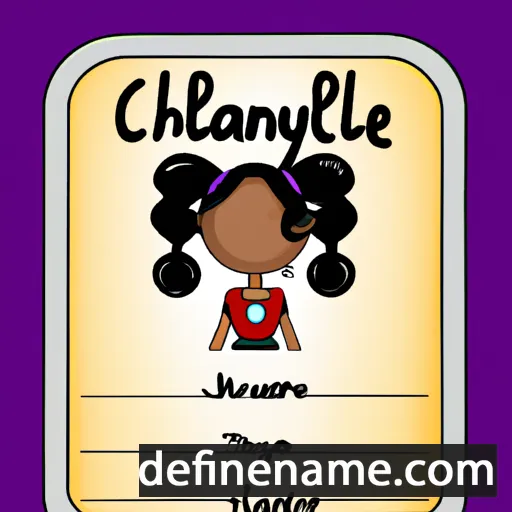 cartoon of the name Charlayne