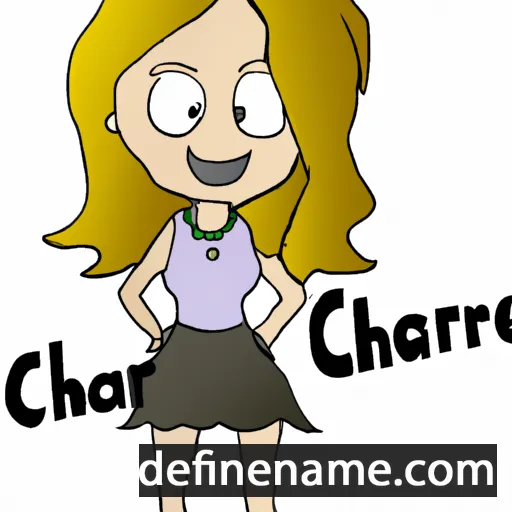 cartoon of the name Charlea