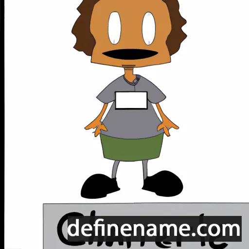 cartoon of the name Charlece