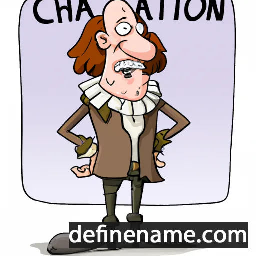 cartoon of the name Charleton