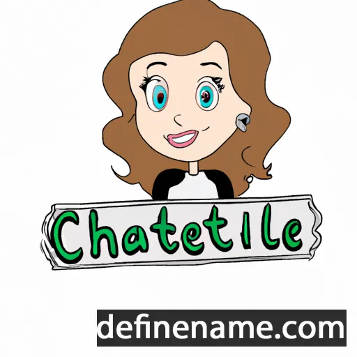 cartoon of the name Charlette