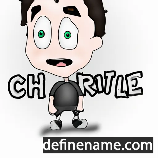 cartoon of the name Charlii