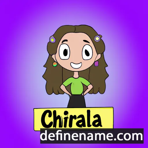 cartoon of the name Charlina