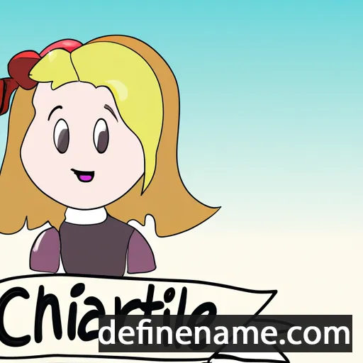 cartoon of the name Charlottie